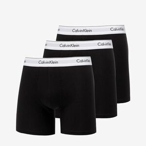 Calvin Klein Modern Cotton Stretch Boxer Brief 3-Pack Black/ Black/ Black imagine