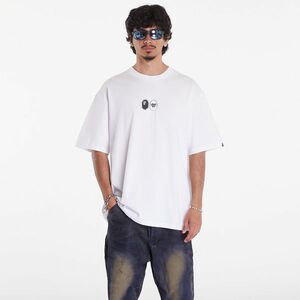 A BATHING APE Mad Ape Graphic Logo Relaxed Fit Tee White imagine