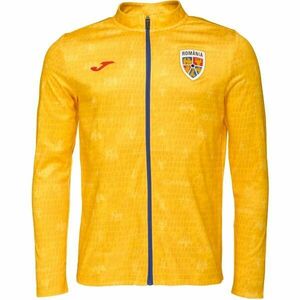 Joma FED. FOOTBALL ROMANIA PRE-GAME FULL ZIP SWEATSHIRT Hanorac fotbal bărbați, galben, mărime imagine