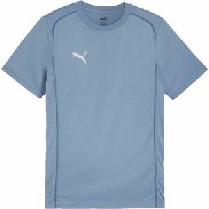 Puma TEAMFINAL TEE Tricou sport pentru bărbați, albastru deschis, mărime imagine