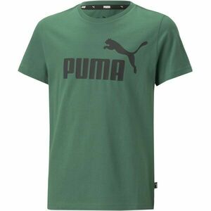 Puma ESS LOGO TEE B Tricou de băieţi, verde închis, mărime imagine