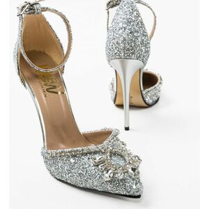 Pantofi dama Alabyna Argintii imagine