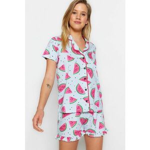 Pijama de bumbac cu model imagine