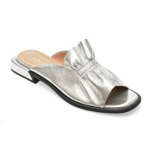 Papuci casual EPICA argintii, 2541628, din piele naturala imagine
