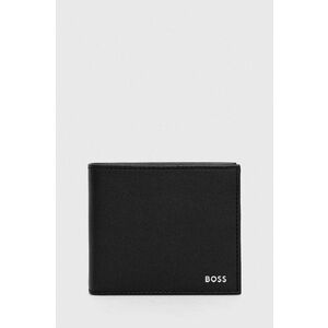 BOSS portofel de piele bărbați, culoarea negru 50519273 imagine
