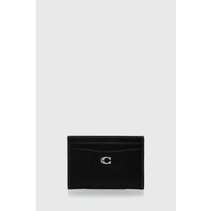 Coach carcasa din piele Essential Card Case culoarea negru imagine