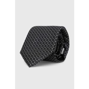 Michael Kors cravata de matase culoarea negru imagine
