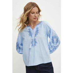 Answear Lab bluza din bumbac femei, cu imprimeu imagine