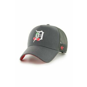 47 brand șapcă de baseball din bumbac MLB Detroit Tigers culoarea gri, cu imprimeu, B-ICNDT09CTP-CC imagine