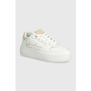 Karl Kani sneakers din piele 89 UP LOGO culoarea alb, 1180559 KKFWW000143 imagine