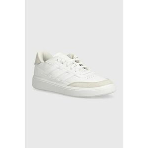 adidas sneakers pentru copii COURTBLOCK culoarea alb, ID6501 imagine