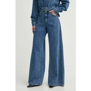 Moschino Jeans jeansi femei, culoarea albastru marin imagine