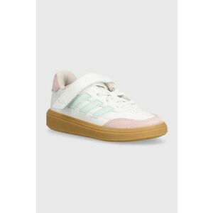 adidas sneakers pentru copii COURTBLOCK EL C culoarea alb, ID6503 imagine