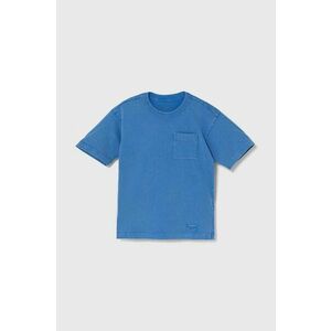 Abercrombie & Fitch tricou de bumbac pentru copii neted imagine