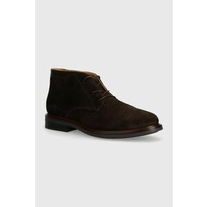 Gant pantofi de piele intoarsa St Fairkon barbati, culoarea maro, 29643758 G399 imagine