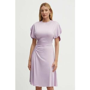 Victoria Beckham rochie culoarea violet, mini, evazati, 1324JDR005611A imagine