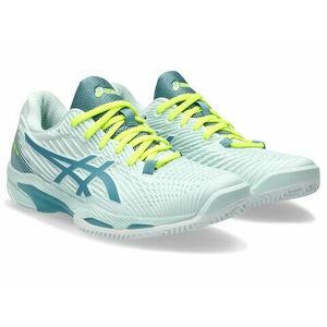 Incaltaminte Femei ASICS Solution Speed FF 2 Clay Tennis Shoe Soothing SeaGris Blue imagine