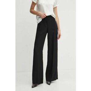 MAX&Co. pantaloni femei, culoarea negru, drept, high waist, 2418131034200 2418130000000 imagine