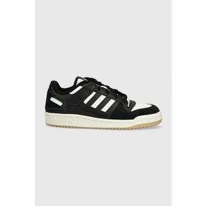 adidas Originals sneakers din piele Forum Low culoarea negru, ID6862 ID6862-black imagine