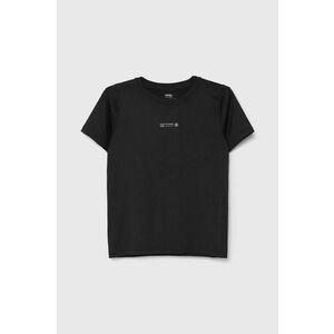 Abercrombie & Fitch tricou copii culoarea negru, cu imprimeu imagine