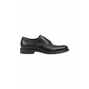 Geox pantofi de piele U DUBLIN barbati, culoarea negru, U34R2A 00043 C9999 imagine