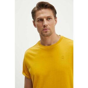 G-Star Raw tricou din bumbac x Sofi Tukker barbati, culoarea galben, neted imagine