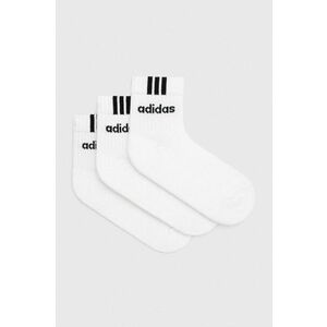 adidas șosete 3-pack culoarea alb HT3437 imagine