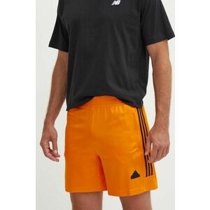 adidas pantaloni scurti Tiro barbati, culoarea portocaliu, IY4491 imagine
