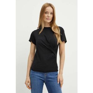 MAX&Co. tricou din bumbac femei, culoarea negru, 2426946051200 imagine