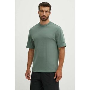 Reebok tricou Active Collective barbati, culoarea verde, neted, 100075747 imagine