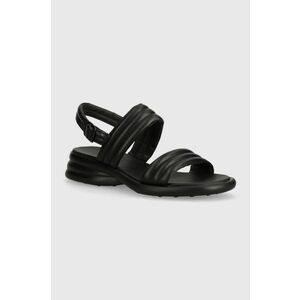 Camper sandale de piele Spiro femei, culoarea negru, K201599-001 imagine