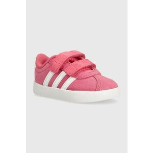 adidas sneakers pentru copii VL COURT 3.0 CF culoarea roz, IH4957 imagine