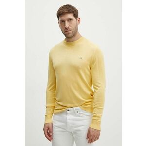 Pepe Jeans pulover CASTLE barbati, culoarea galben, light, PM702442 imagine