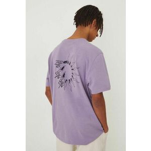 Medicine tricou din bumbac barbati, culoarea violet, cu imprimeu imagine