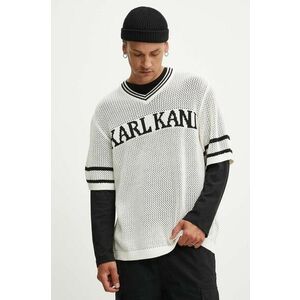 Karl Kani tricou barbati, culoarea bej, cu imprimeu, 6060230 imagine