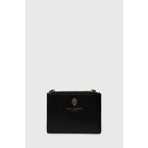 Kurt Geiger London portofel de piele MINI PURSE SHOREDITCH femei, culoarea negru, 9342000109 imagine