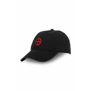 Capslab șapcă de baseball din bumbac Marvel culoarea negru, cu imprimeu, CL/MAR6/1/CD/DEA imagine