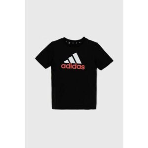 adidas tricou de bumbac pentru copii U BL 2 TEE culoarea negru, cu imprimeu, IV7324 imagine