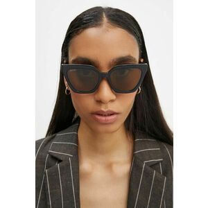 Gucci ochelari de soare femei, culoarea negru, GG1542S imagine