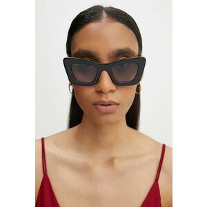 Gucci ochelari de soare femei, culoarea negru, GG1552S imagine