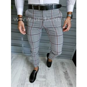 Pantaloni barbati eleganti in carouri B1735 9-1 E~ imagine
