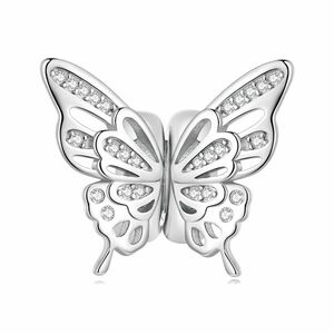 Talisman din argint Two halves Butterfly imagine