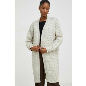 Answear Lab cardigan de lana culoarea gri imagine