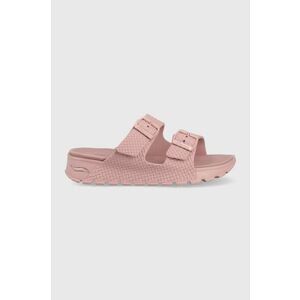Skechers papuci femei, culoarea roz imagine