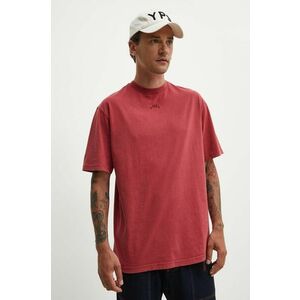A-COLD-WALL* tricou din bumbac Essential T-Shirt bărbați, culoarea roșu, cu imprimeu, ACWMTS177 imagine
