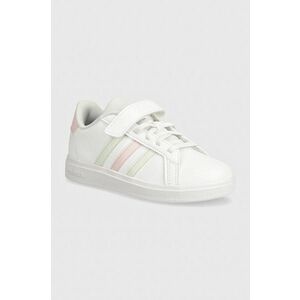 adidas sneakers pentru copii GRAND COURT 2.0 EL C culoarea alb, IE5993 imagine