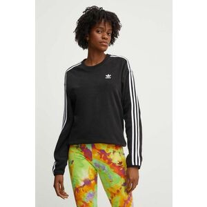 adidas Originals hanorac fleece culoarea negru, modelator, IY7271 imagine