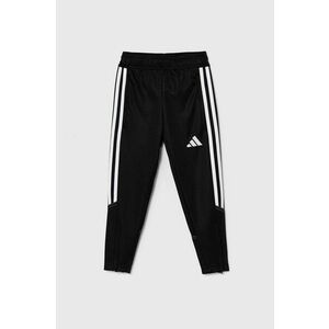 adidas Performance pantaloni de trening pentru copii TIRO23 CBTRPNTY culoarea negru, cu imprimeu, HS3620 imagine