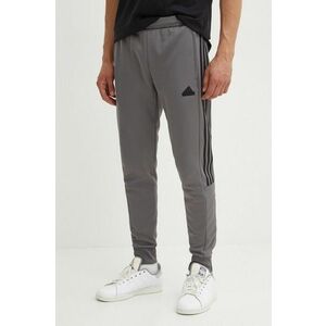 adidas pantaloni de trening Tiro culoarea gri, cu imprimeu, JI6381 imagine