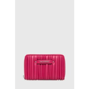 Karl Lagerfeld portofel femei, culoarea roz imagine